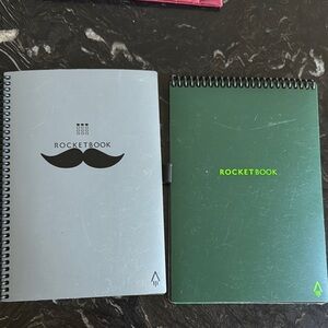 Rocketbook Reusable Notebooks Set - Planner and Flip Notebook
